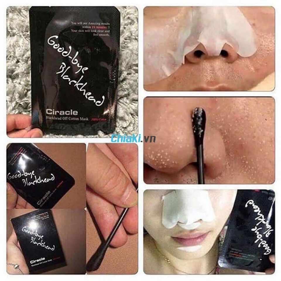 Miếng d&aacute;n lột mụn đầu đen Ciracle Goodbye Blackhead