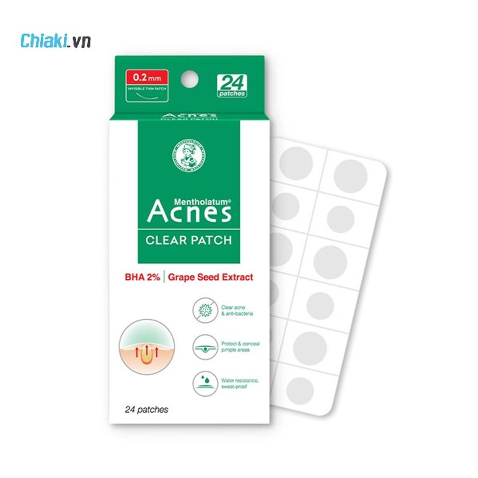 Miếng d&aacute;n mụn Acnes Clear Patch