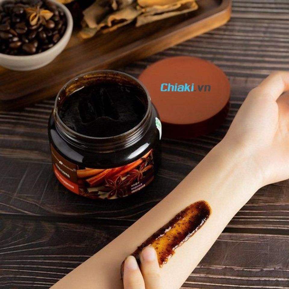 Tẩy da chết body quế hồi sử dụng