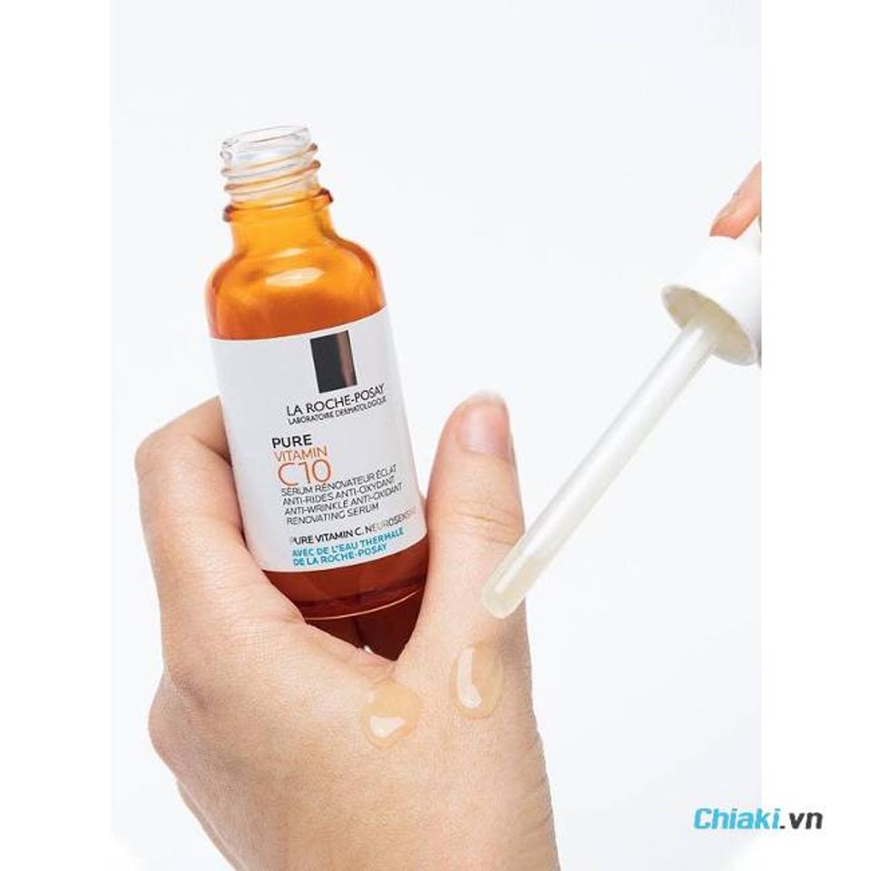 Serum trị sẹo lỗ cho da nhạy cảm La Roche-Posay 10% Pure Vitamin C&nbsp;