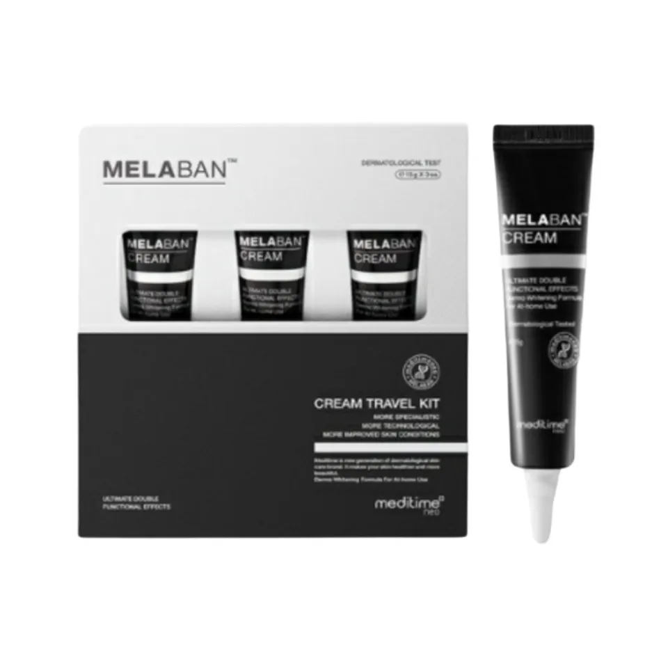 Set kem mini Meditime Melaban Cream 3 tuýp x 15g
