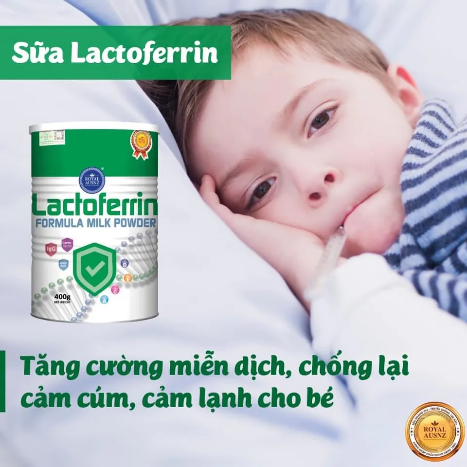 Sữa Lactoferrin Formula Milk Powder giúp tăng cường hệ miễn dịch