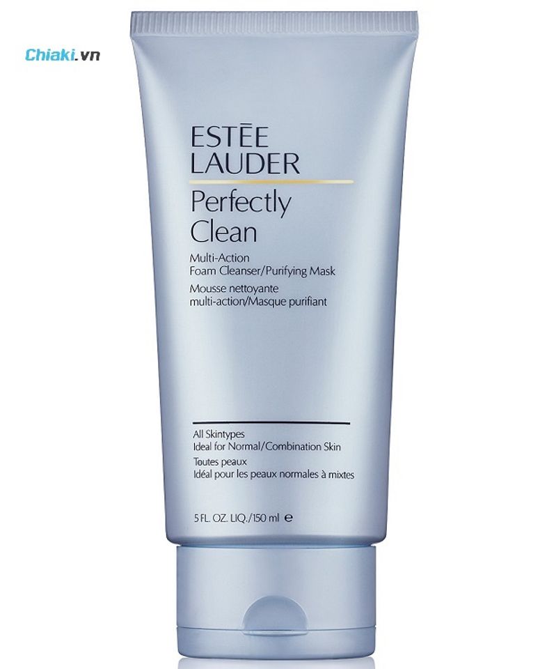 Sữa rửa mặt d&agrave;nh cho da kh&ocirc; v&agrave; mụn Estee Lauder Perfectly Clean