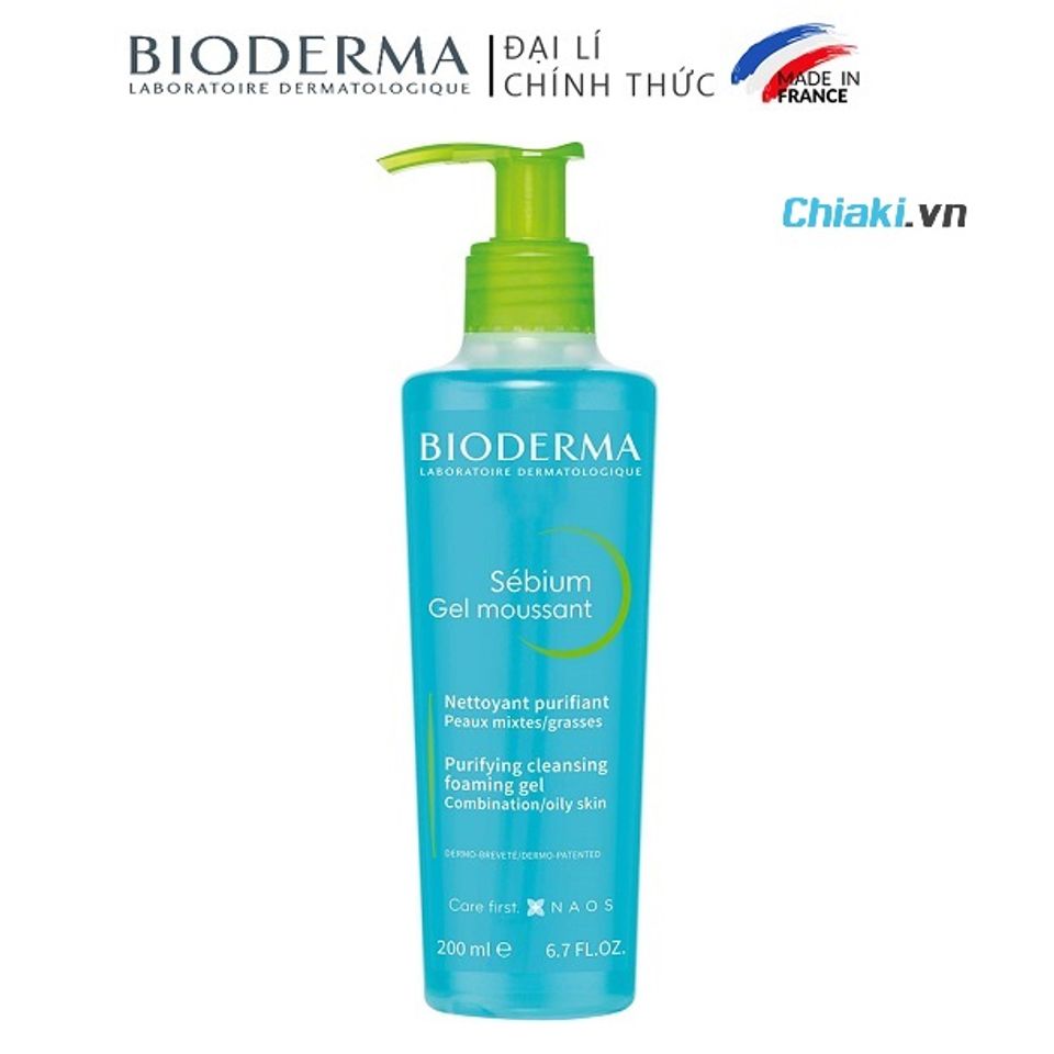 sữa rửa mặt cho da kh&ocirc; nhạy cảm Bioderma Sebium Foaming