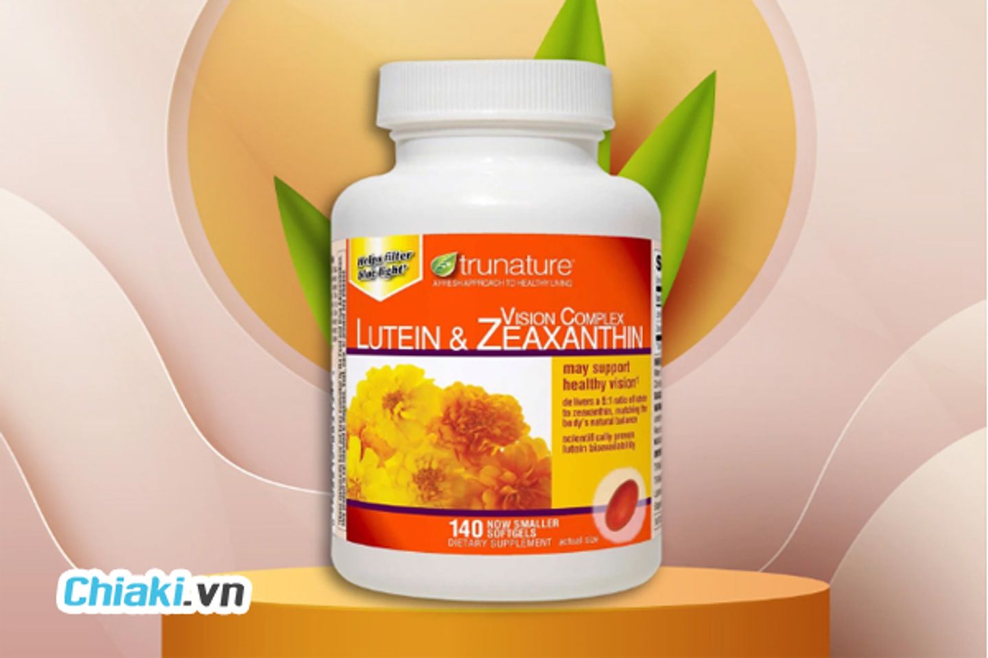 Vi&ecirc;n uống bổ mắt Trunature Lutein & Zeaxanthin 140 vi&ecirc;n