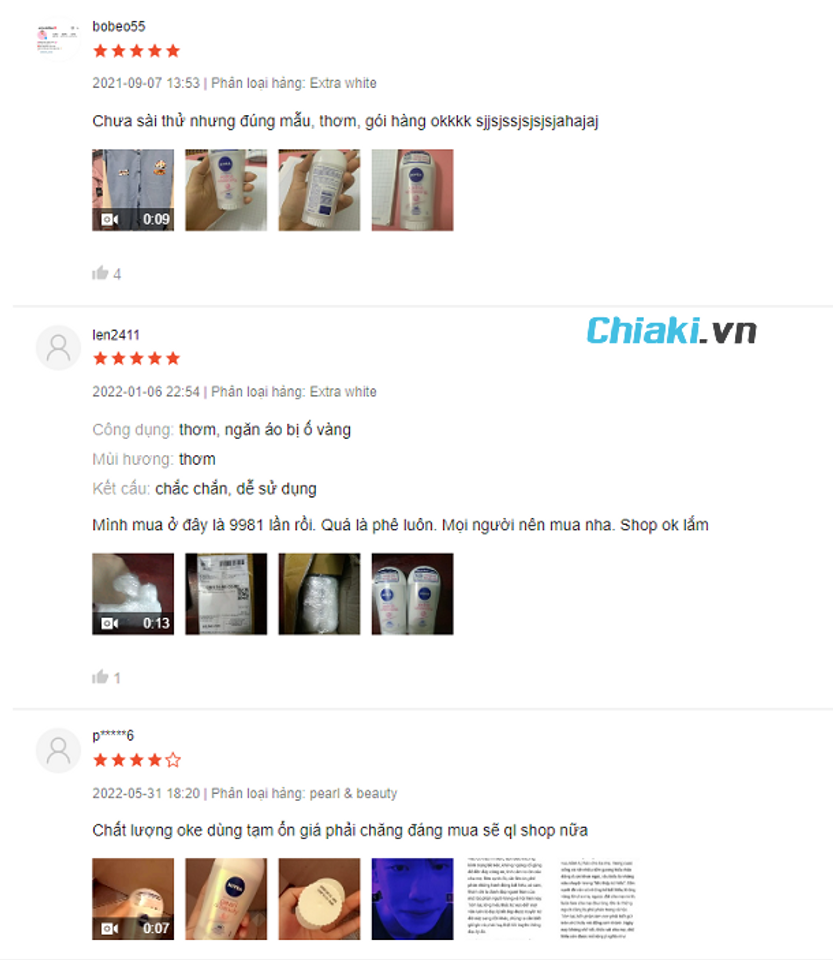 Đ&aacute;nh gi&aacute; lăn khử m&ugrave;i Nivea dạng s&aacute;p từ người d&ugrave;ng