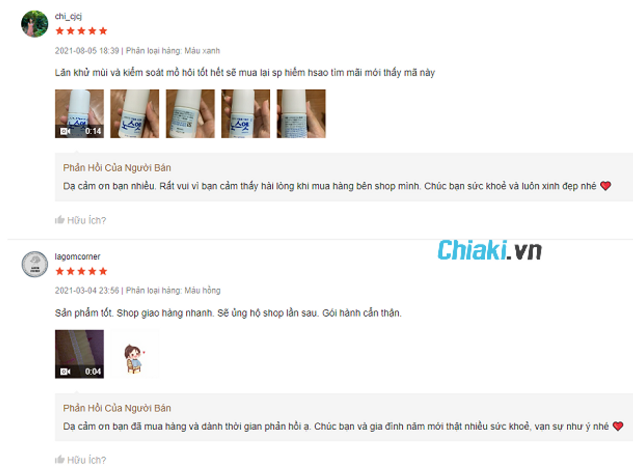 Đ&aacute;nh gi&aacute; lăn khử m&ugrave;i No Sweat từ người d&ugrave;ng