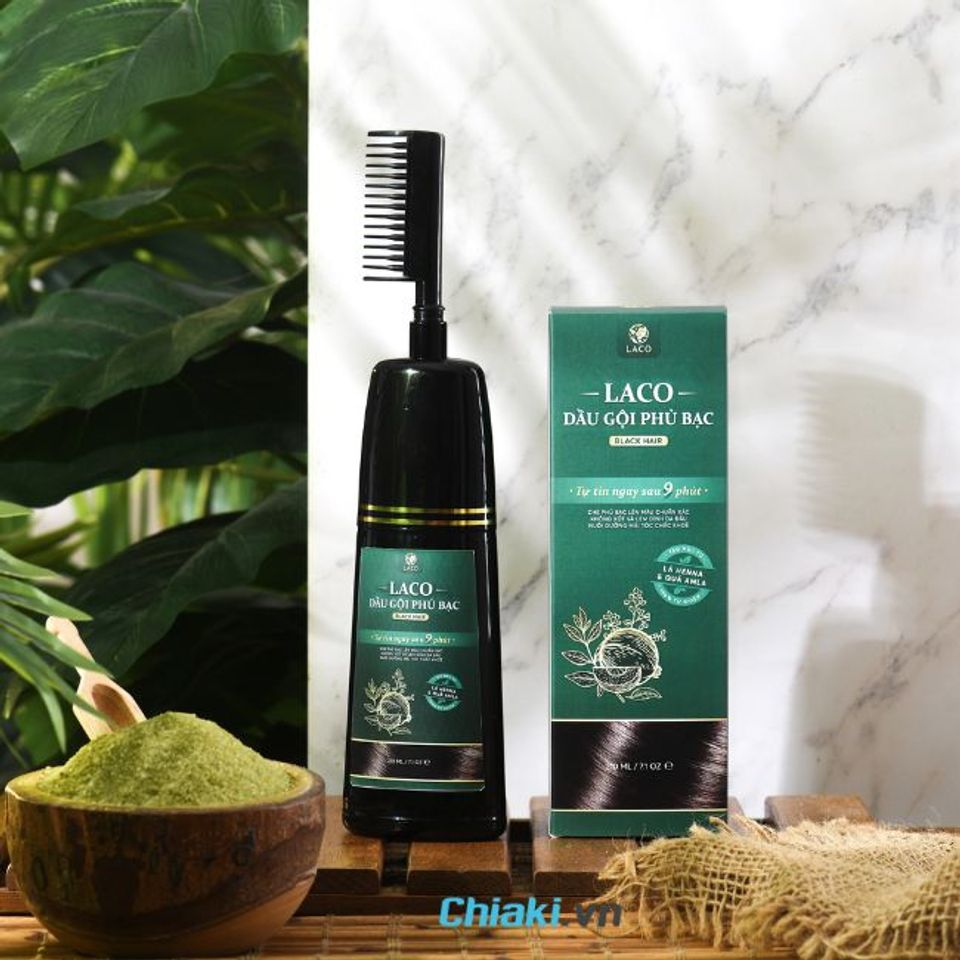 Dầu gội phủ bạc Laco
