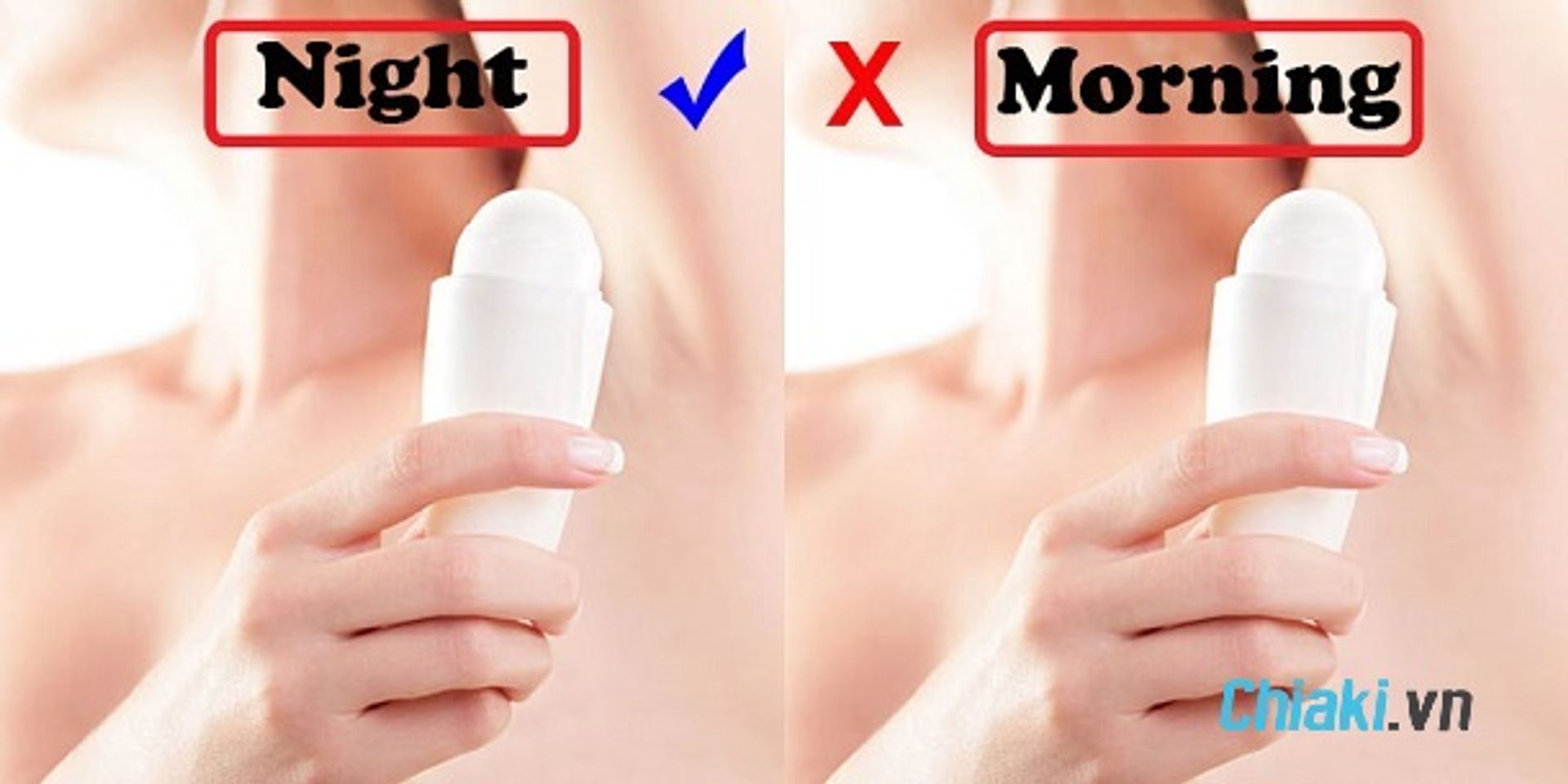 Hướng dẫn sử dụng lăn khử m&ugrave;i H&agrave;n Quốc