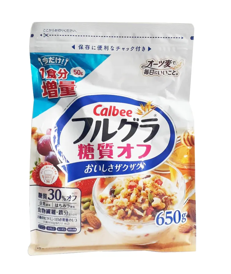 Ngũ cốc Calbee đỏ, trắng Nhật Bản 750g chính hãng | Chiaki.vn