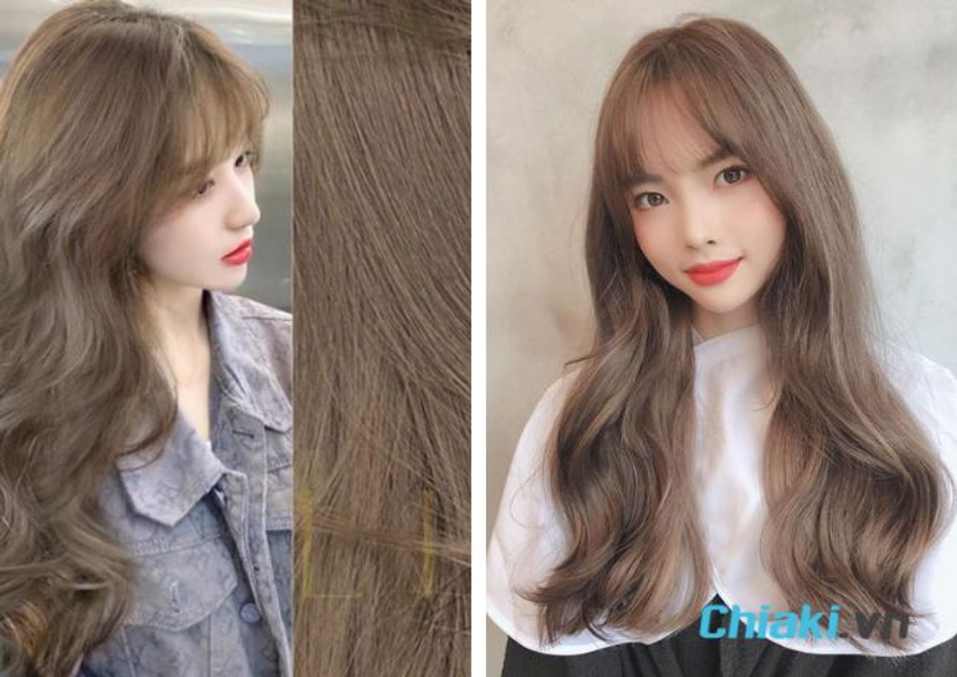 Nhuộm t&oacute;c n&acirc;u t&acirc;y lạnh &aacute;nh kh&oacute;i