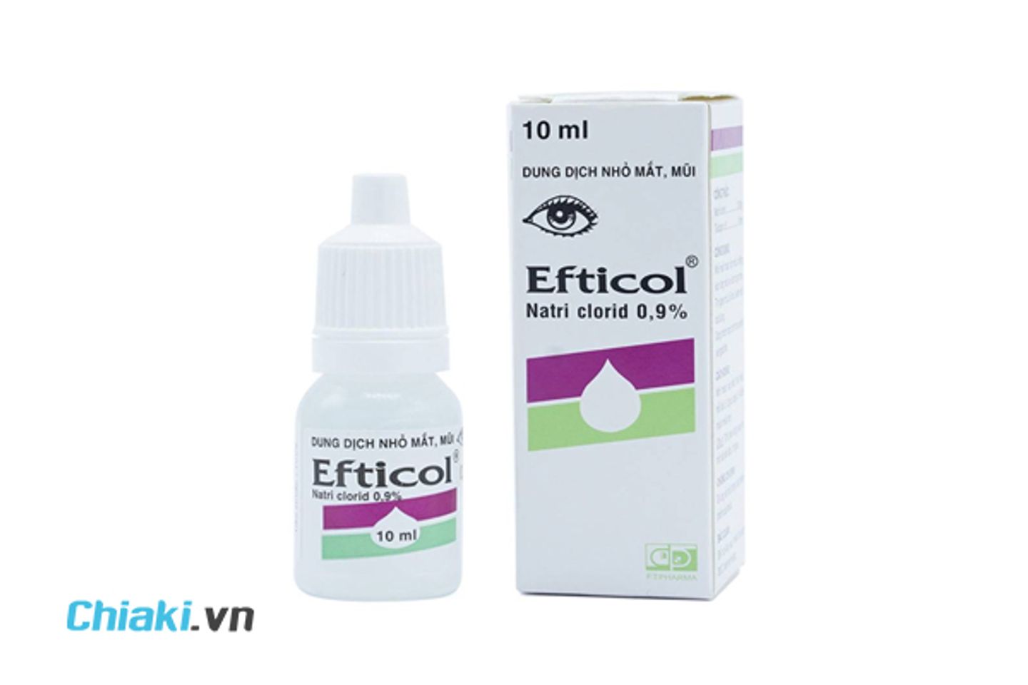 &nbsp;Thuốc nhỏ mắt cho trẻ sơ sinh Efticol 0.9%