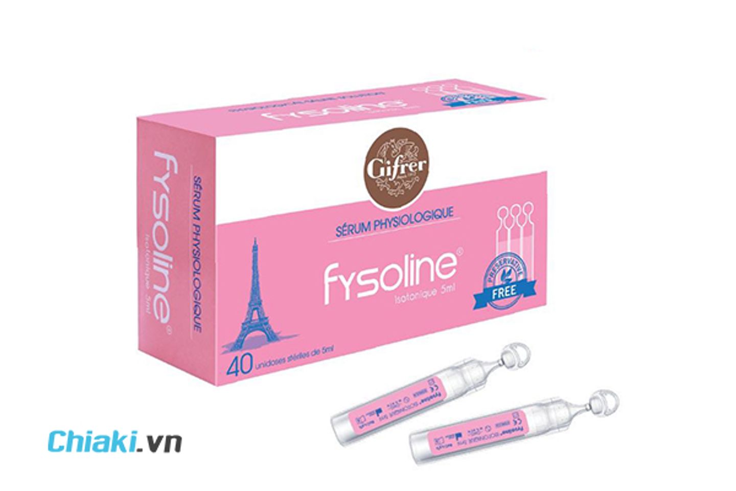 Nước muối nhỏ mắt cho trẻ sơ sinh Fysoline 5ml