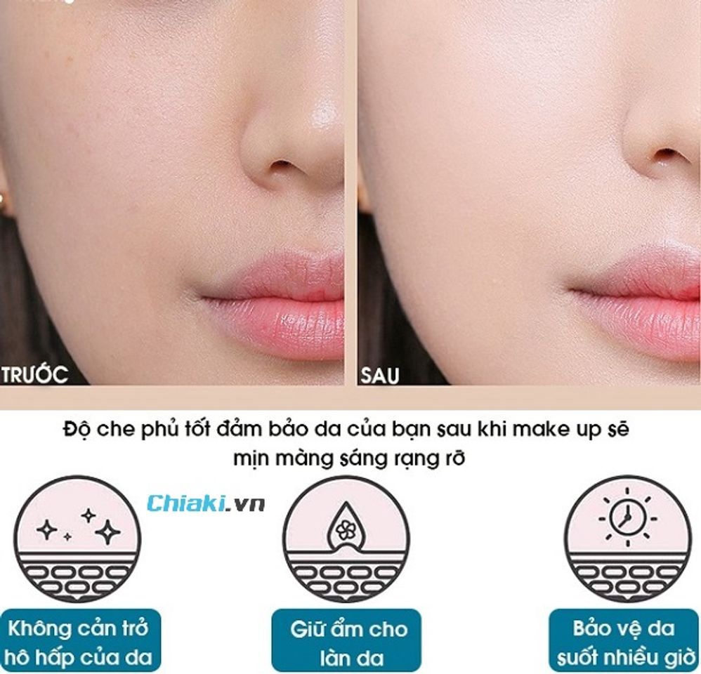 ưu điểm của xịt kho&aacute;ng giữ lớp trang điểm