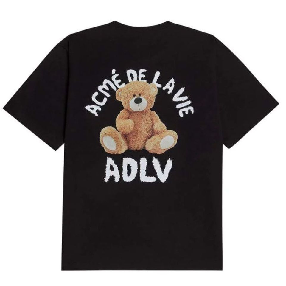 Áo thun Acmé De La Vie ADLV Teddy Bear Short Sleeve T-shirt Black