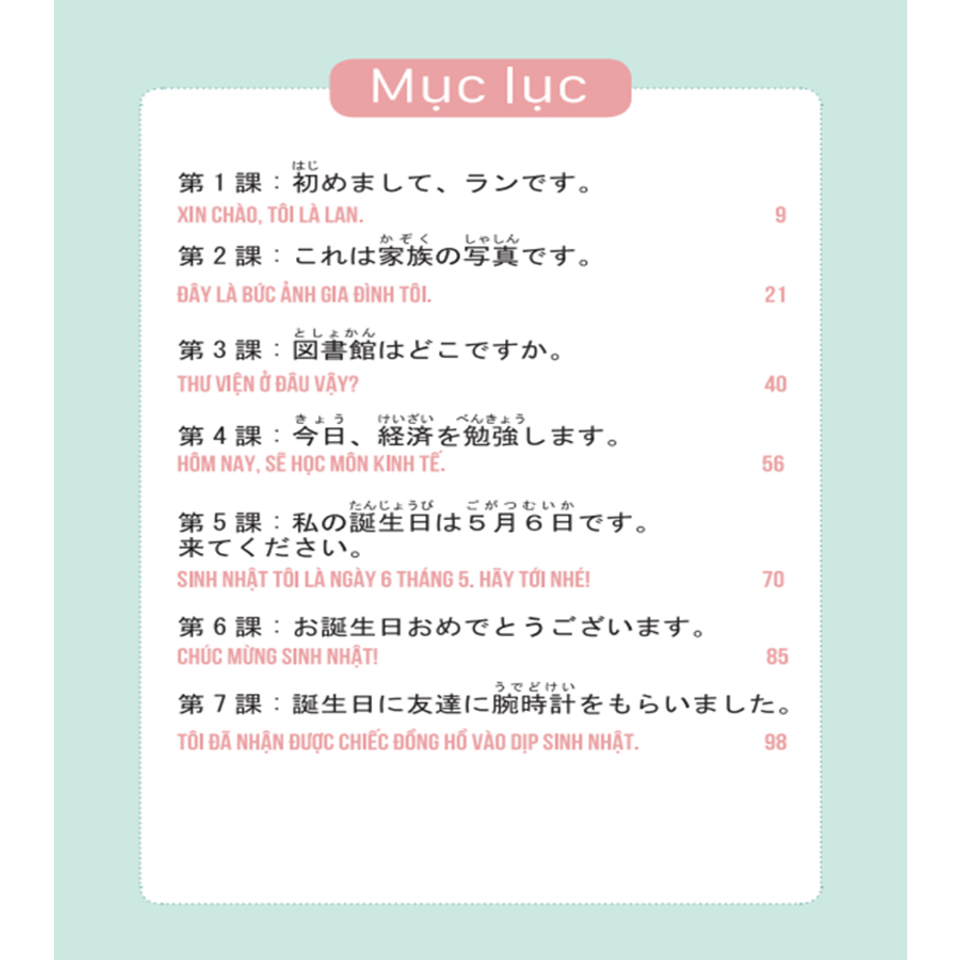 Bộ sách dành cho người tự học - Từ vựng tiếng Nhật qua hội thoại giao tiếp