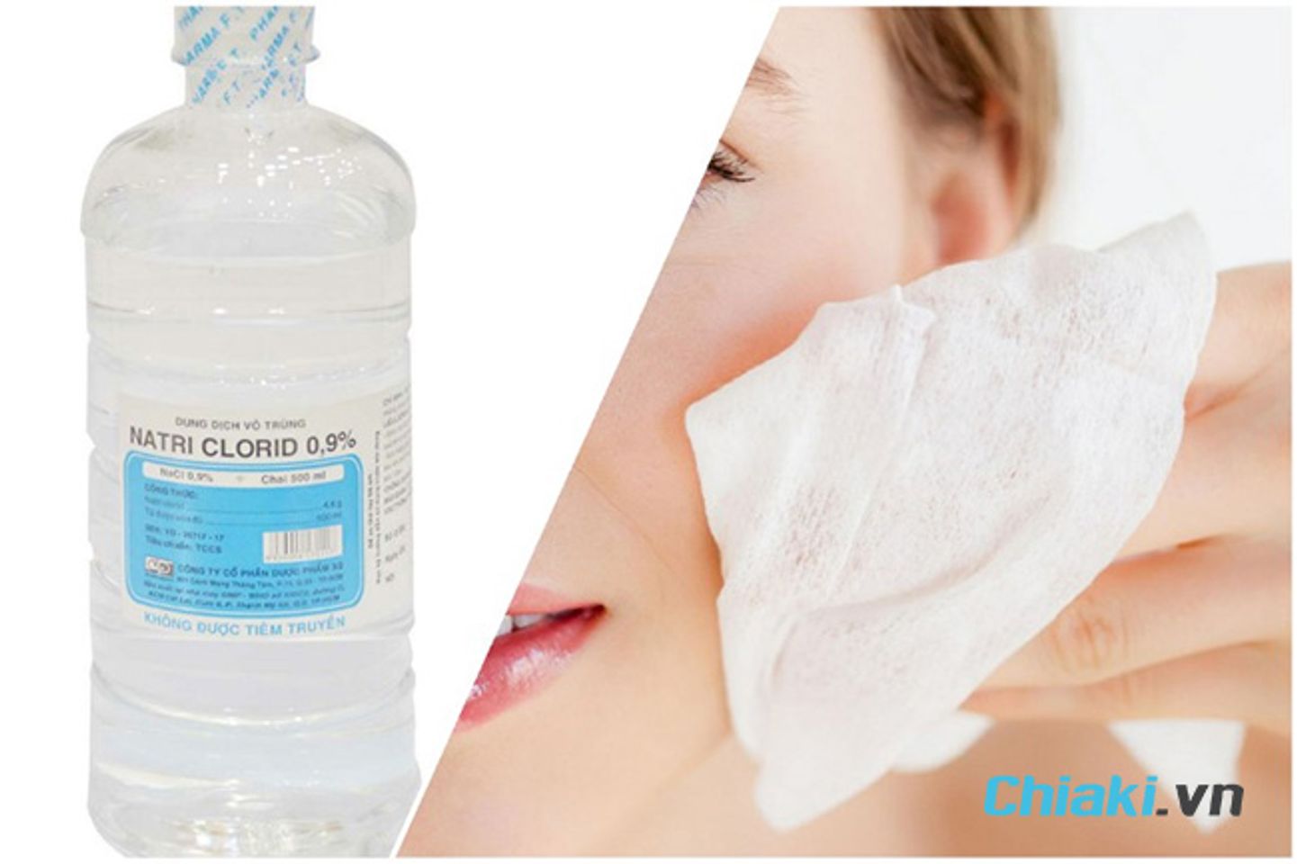 C&aacute;c bước skincare sau khi peel da rửa mặt với nước muối