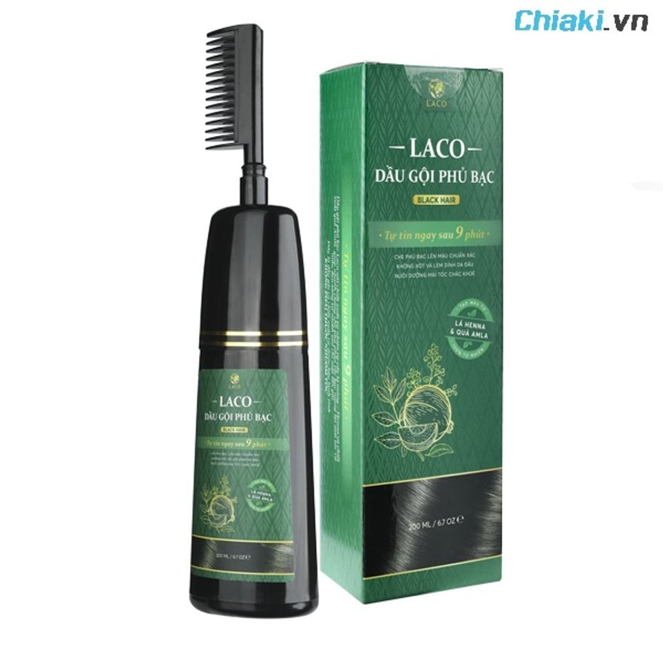 dầu gội nhuộm t&oacute;c Laco