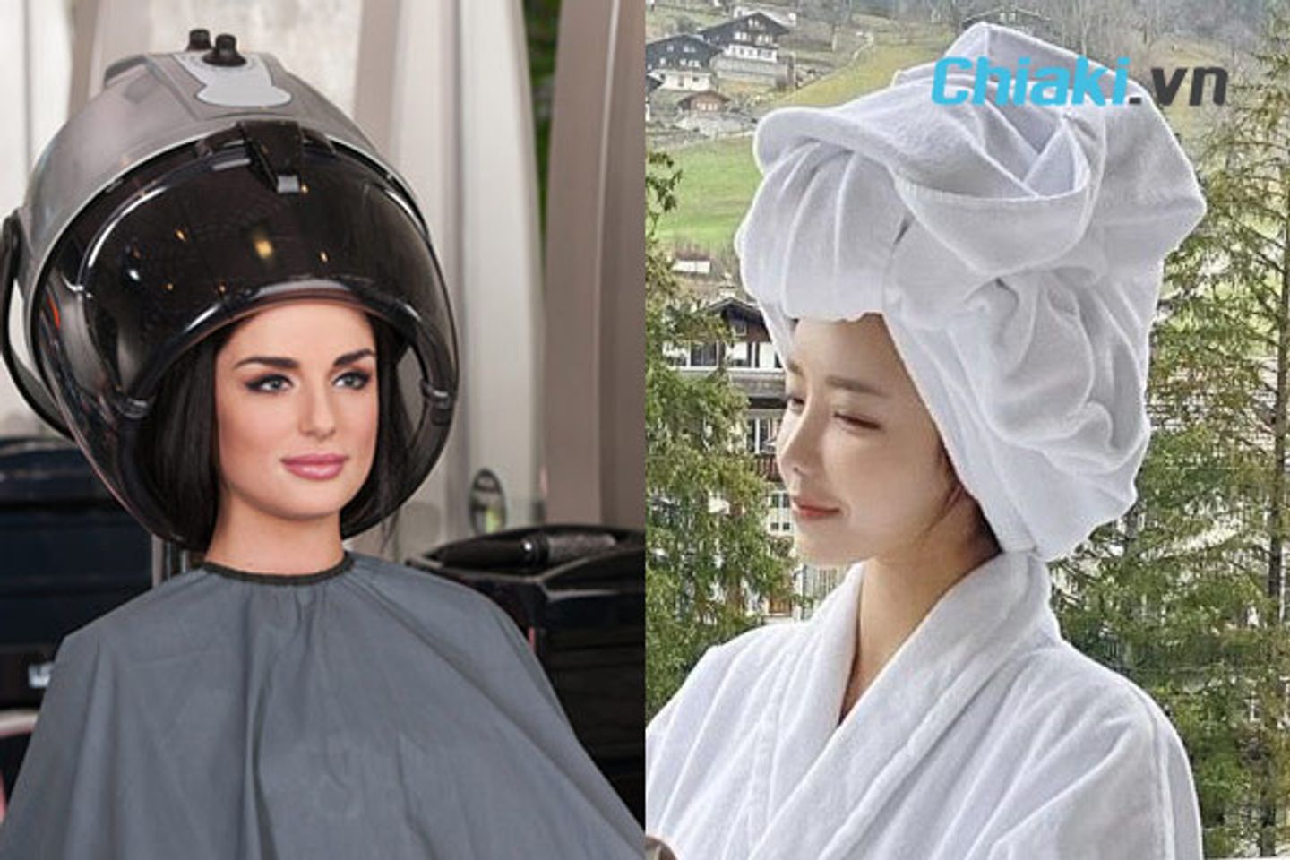 Hấp dầu t&oacute;c theo phương ph&aacute;p n&oacute;ng v&agrave; lạnh