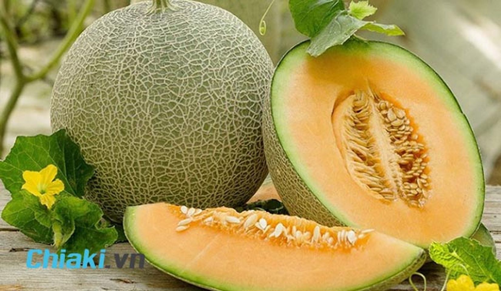 Dưa lưới chứa lượng Vitamin A đ&aacute;ng kể