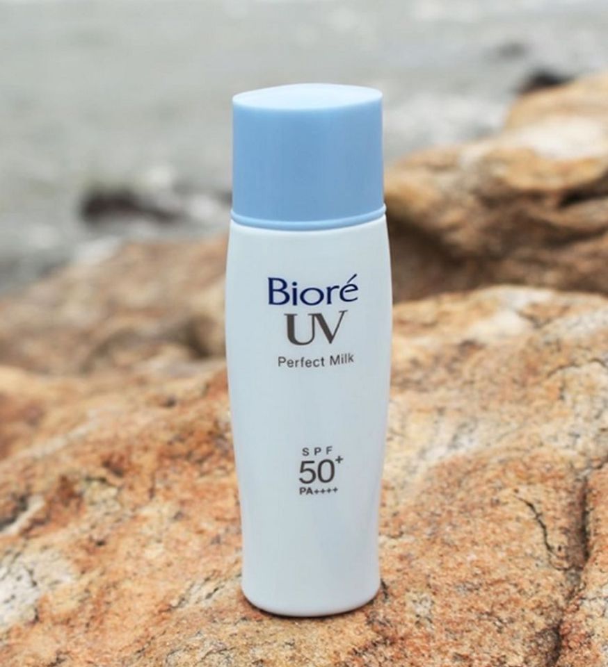 Kem chống nắng Biore UV Perfect Milk cho mặt v&agrave; to&agrave;n th&acirc;n