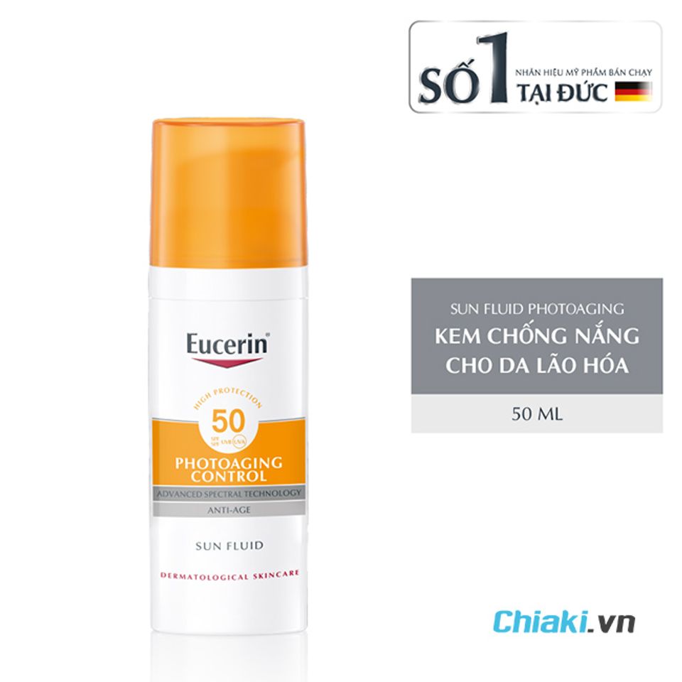 Kem chống nắng của Đức Eucerin Photoaging Control
