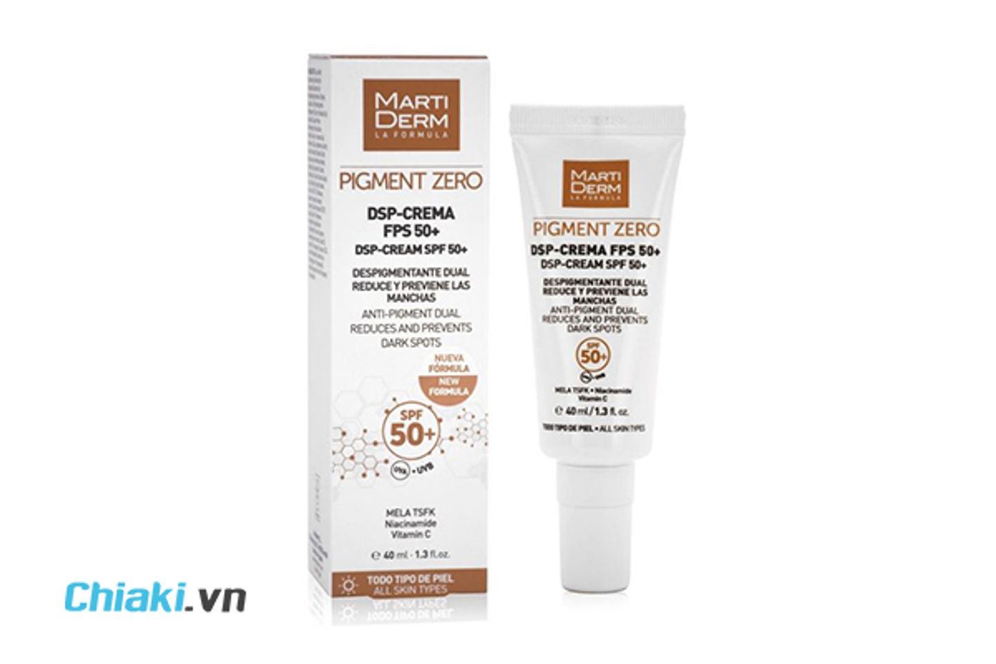 Kem Chống Nắng Cải Thiện N&aacute;m Martiderm Pigment Zero DSP SPF50+