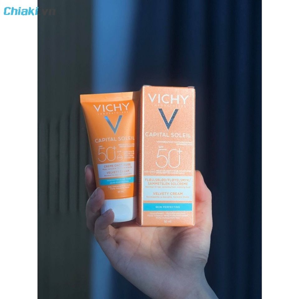 Kem chống nắng Vichy Capital Soleil SPF50 d&agrave;nh cho da kh&ocirc;