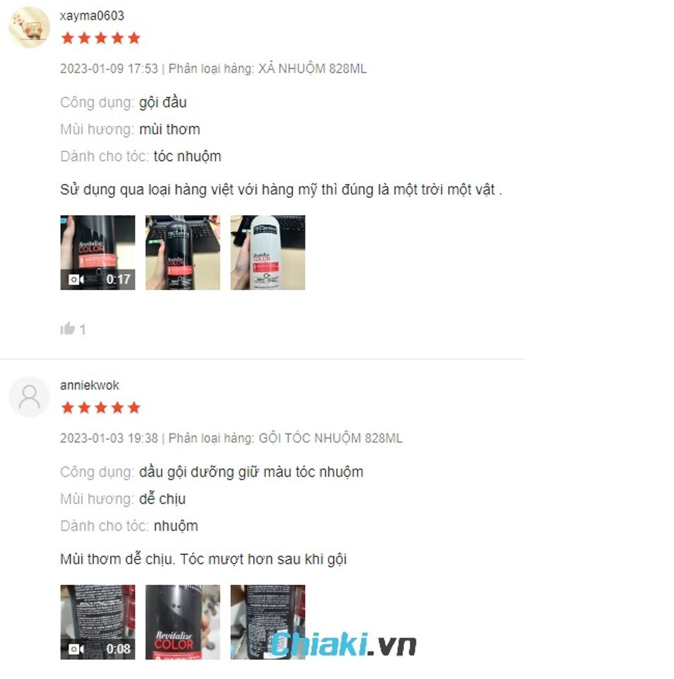 Review Dầu gội giữ m&agrave;u t&oacute;c nhuộm Tresemme Color Revitalize