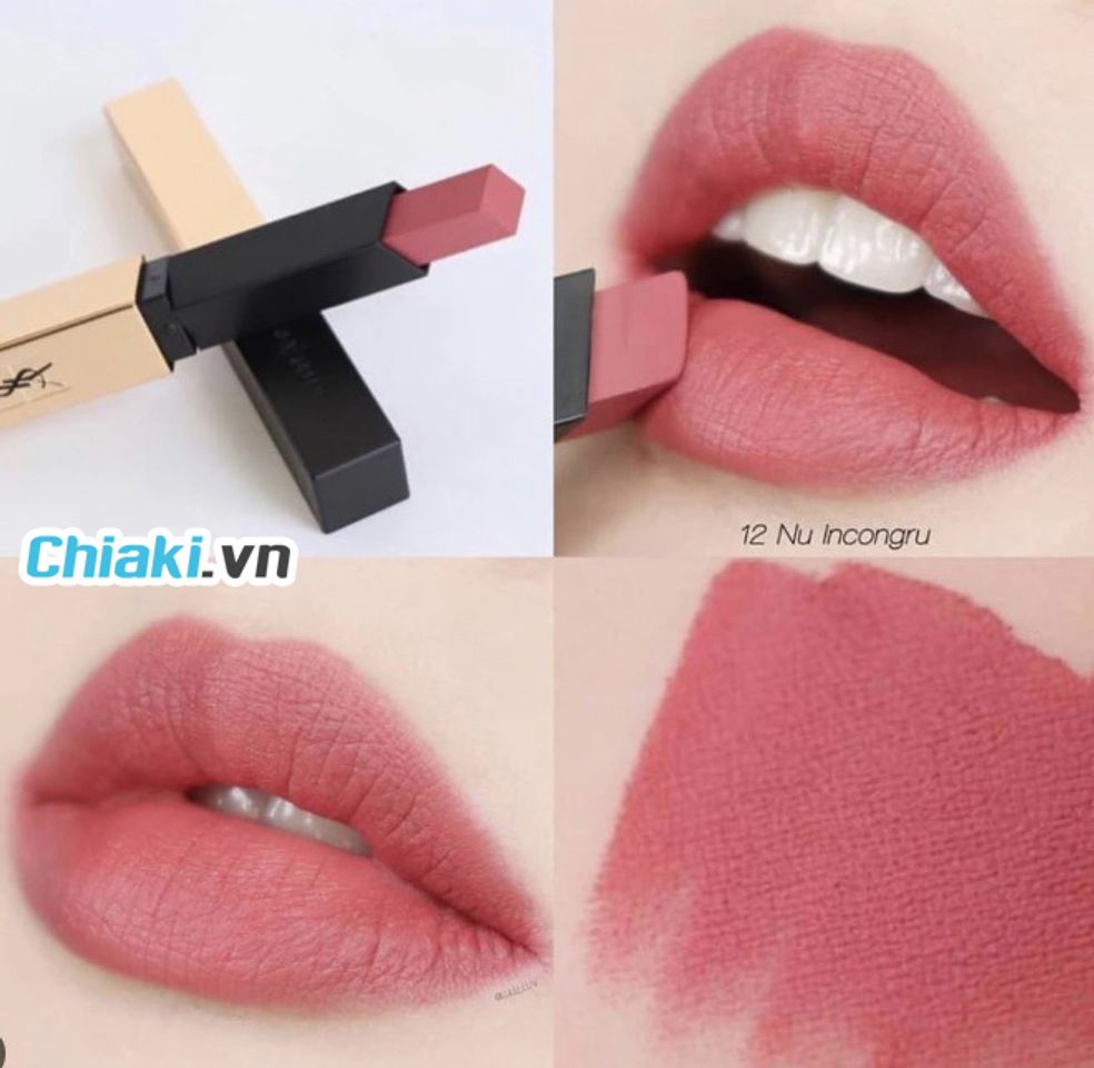 Son YSL Rouge Pur Couture The Slim Matte Lipstick m&agrave;u 12
