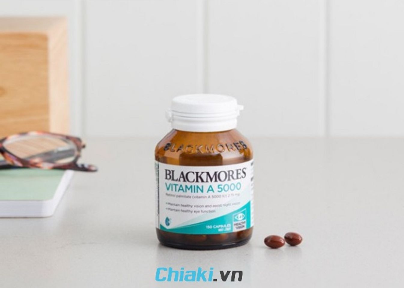 Vi&ecirc;n uống Vitamin A 5000IU Blackmores cải thiện đau nhức mắt