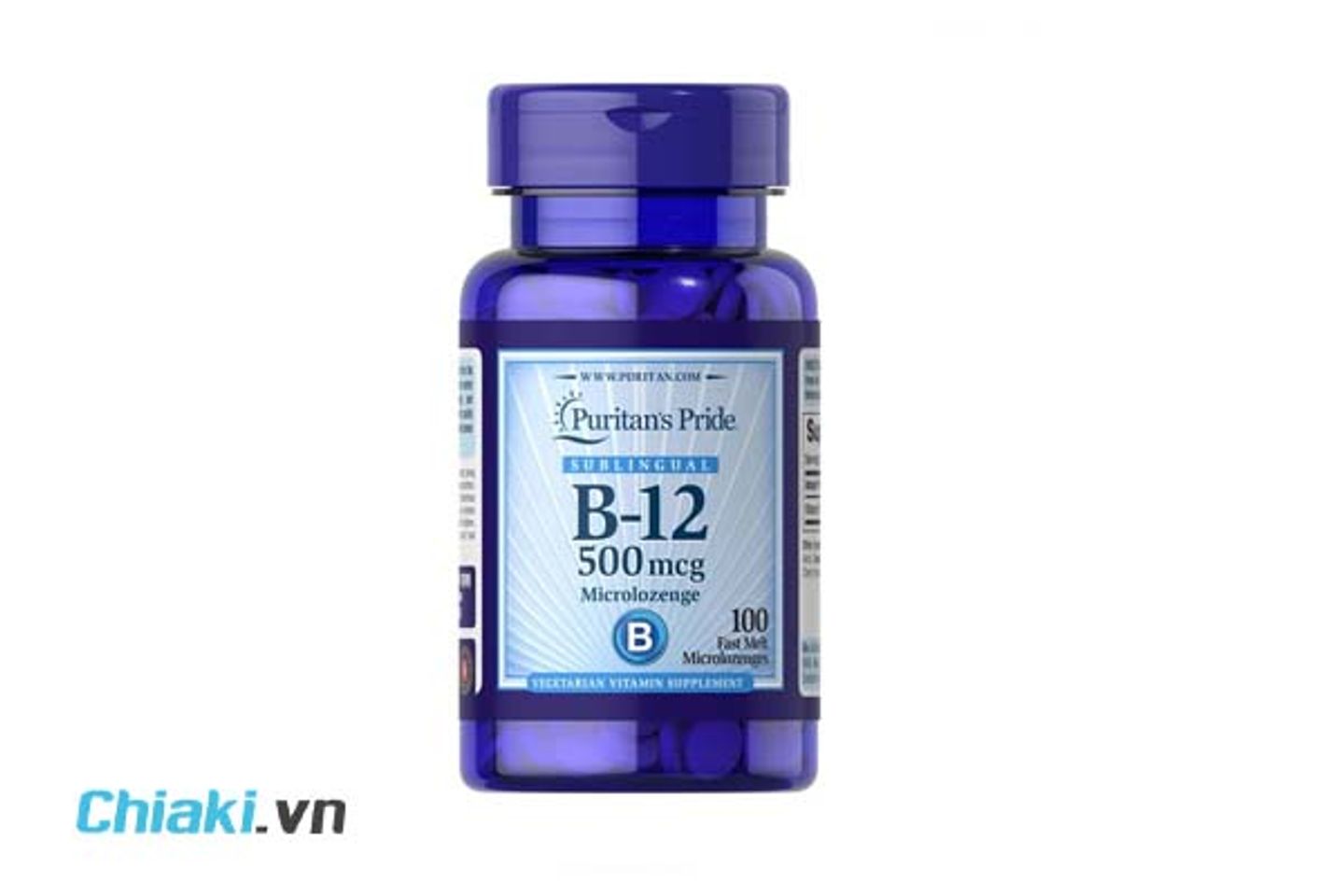 Vi&ecirc;n bổ sung Vitamin B12 Puritan&rsquo;s Pride 500mcg của Mỹ
