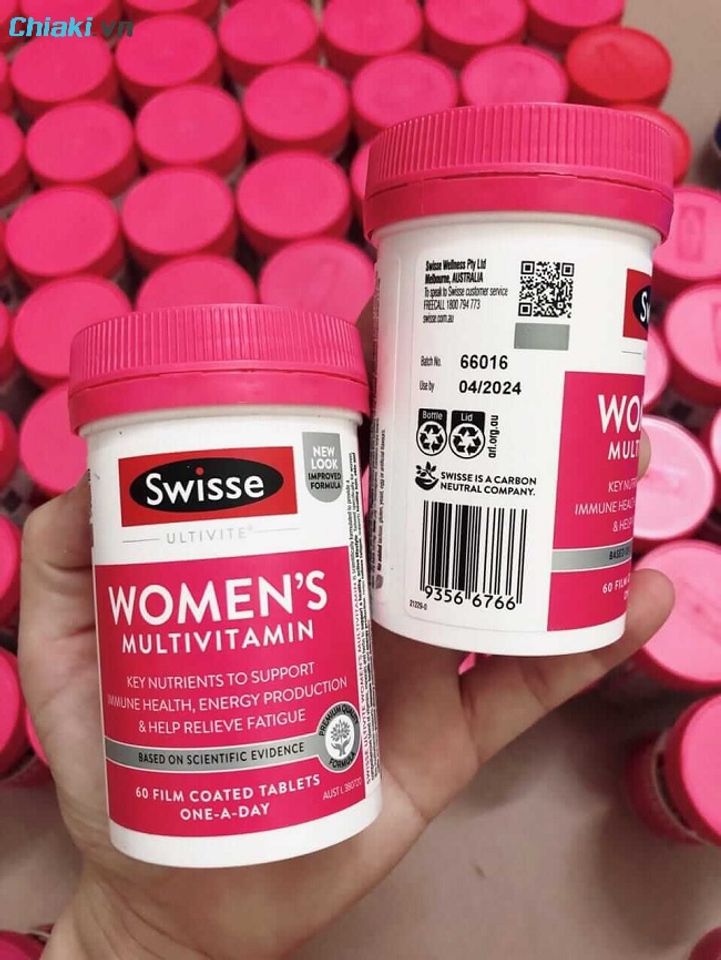 Vitamin tổng hợp cho nữ dưới 50 tuổi Swisse Women's Ultivite