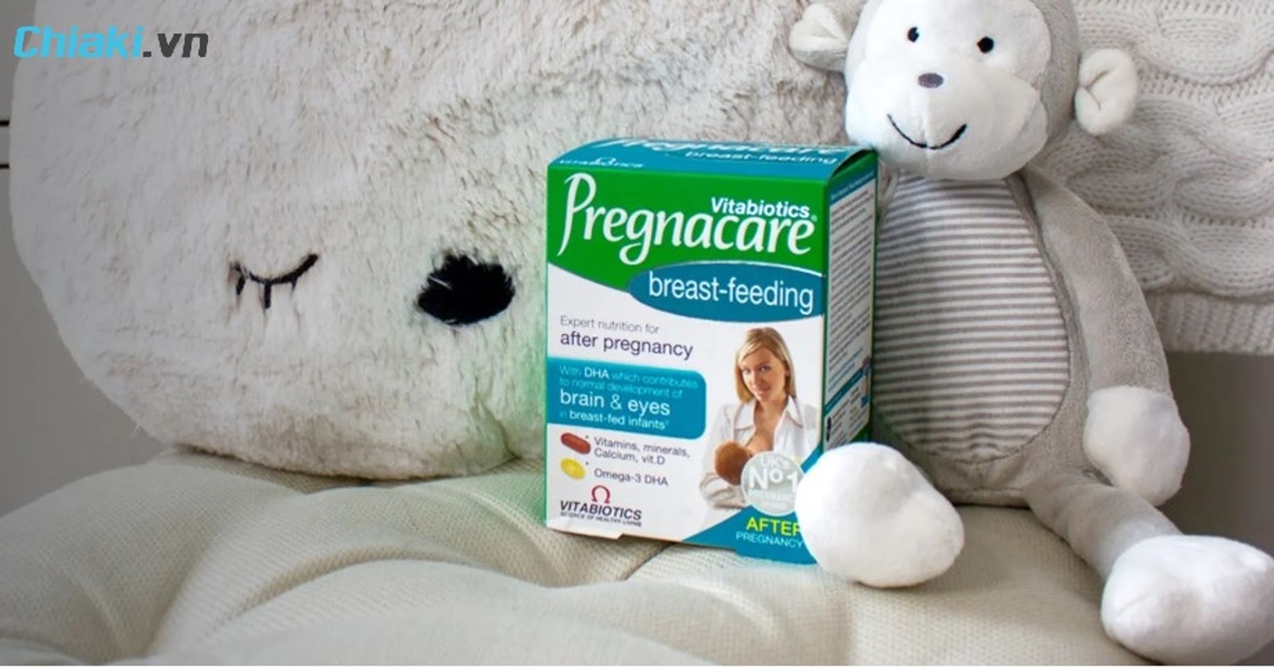 Vitamin tổng hợp sau sinh của Anh Pregnacare Breast-feeding No1