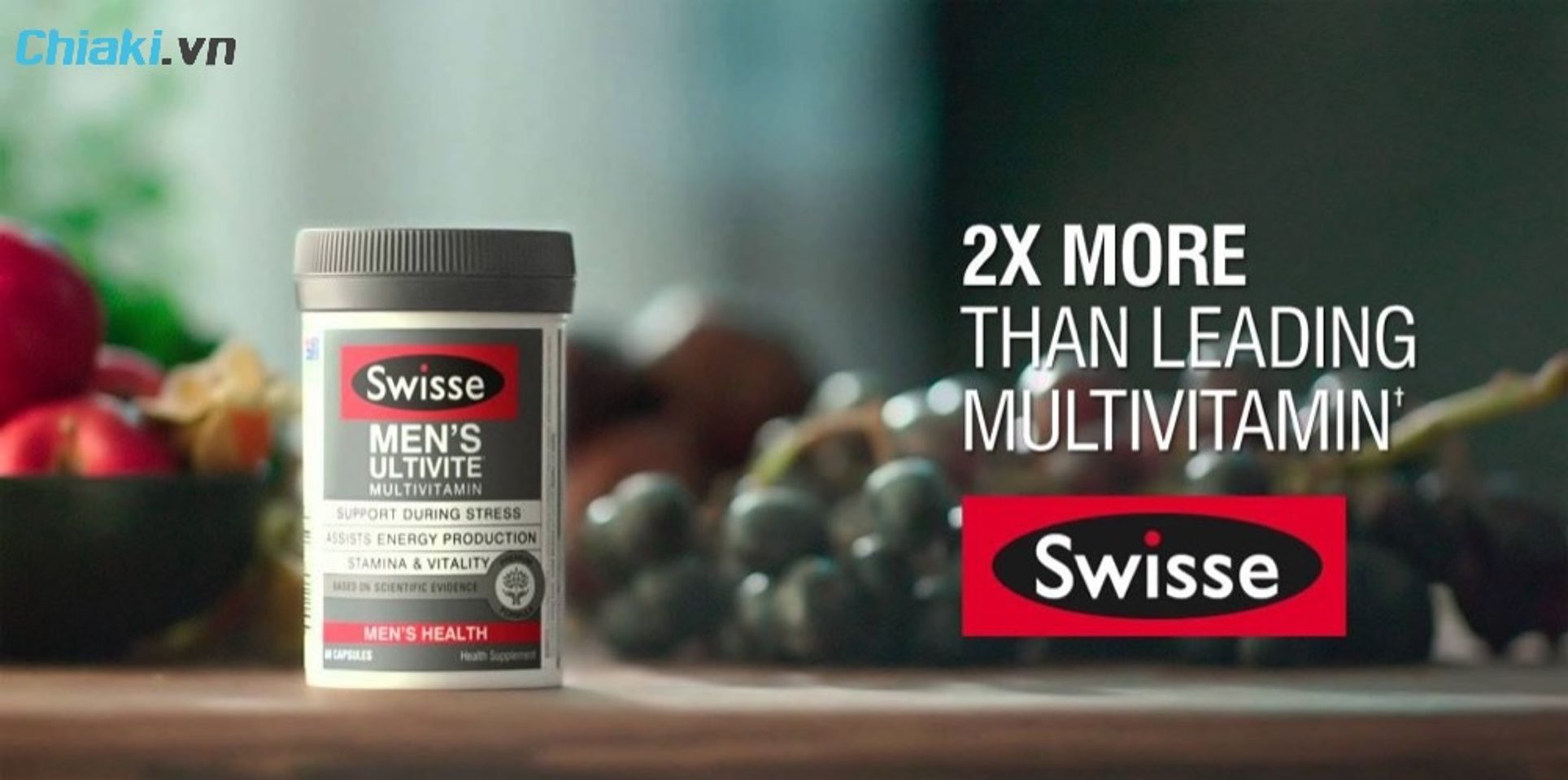 Vitamin tổng hợp Swisse nam Men&rsquo;s Ultivite