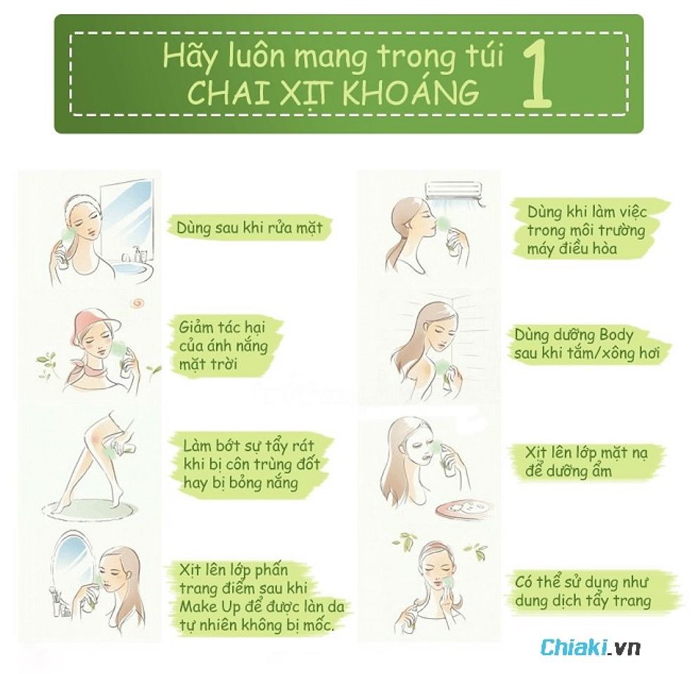 Xịt kho&aacute;ng l&agrave; g&igrave;? Xịt kho&aacute;ng c&oacute; ưu &dstrok;iểm g&igrave;?
