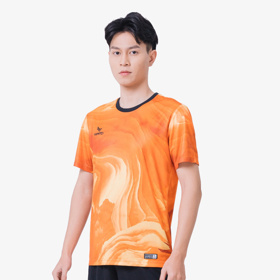 Bộ quần áo bóng đá Kamito Tornado màu cam