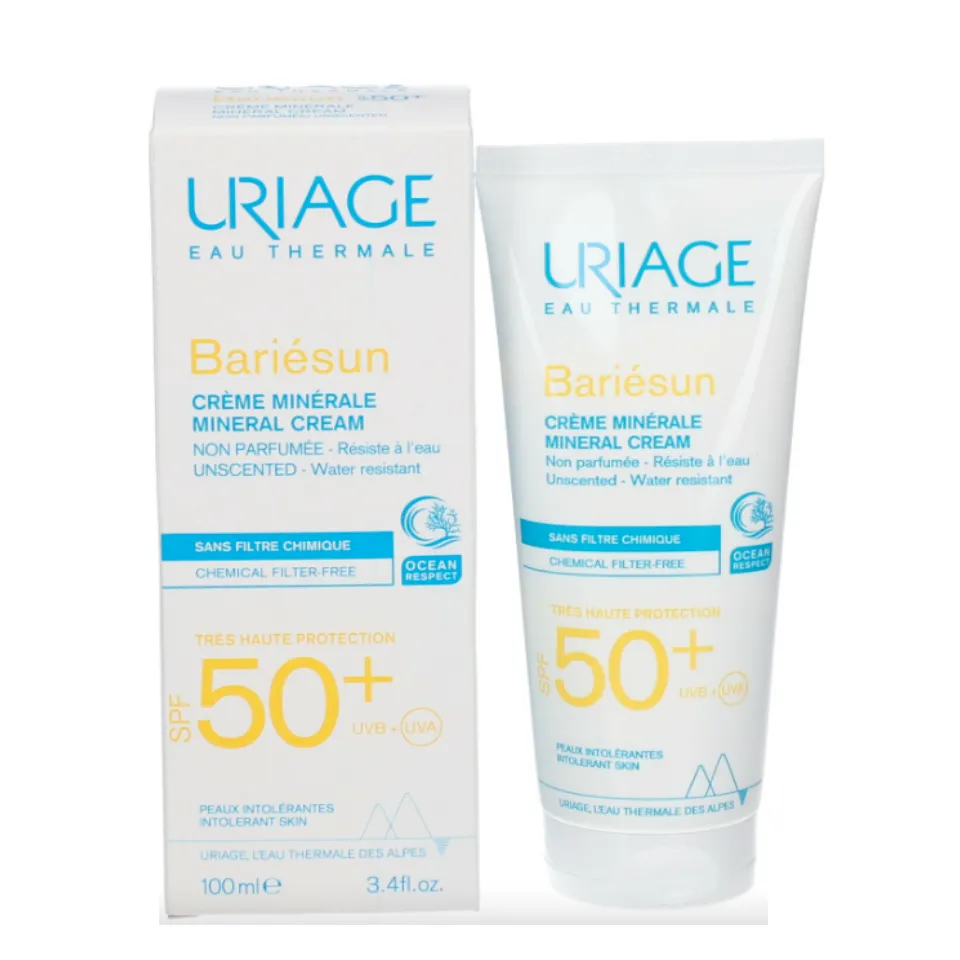 Kem chống nắng Uriage Bariesun Creme Minerale SPF50+ lành tính với mọi làn da
