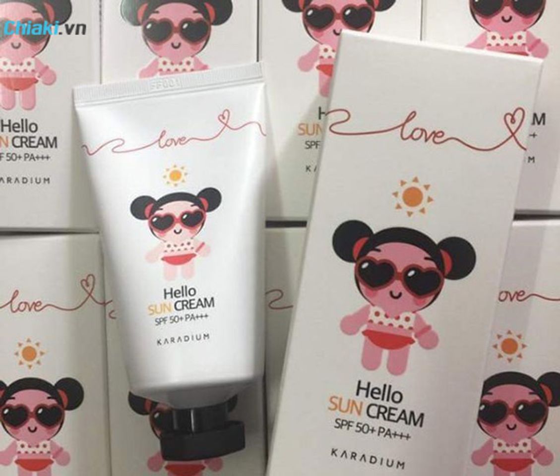 Thiết kế của Kem chống nắng Karadium Hello Sun Cream