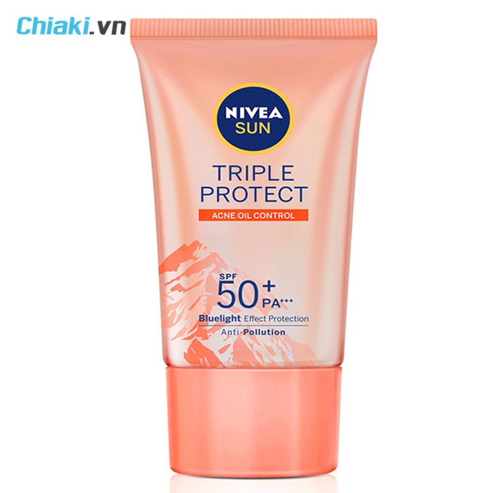 Kem chống nắng Nivea Triple Protect Acne Oil 