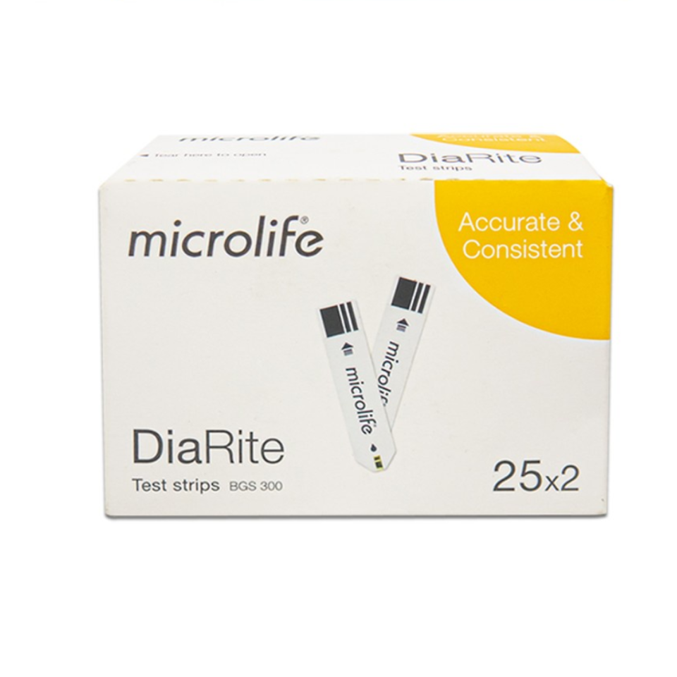 Que thử đường huyết Microlife DiaRite Test hộp 50 que