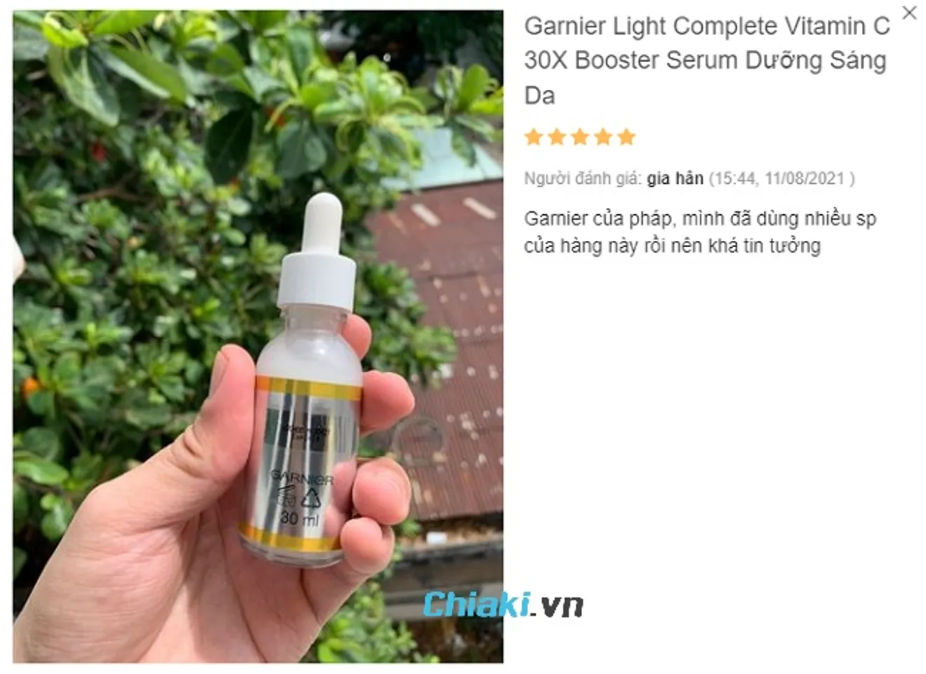 Garnier Light Complete Vitamin C 30X Booster Serum