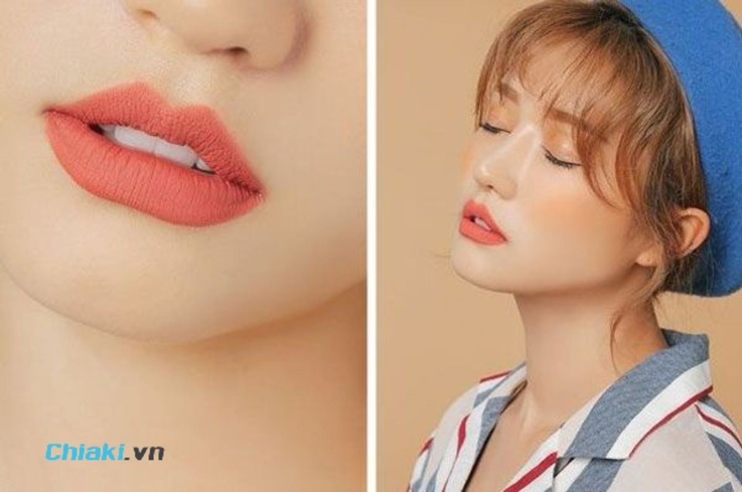 Son cam san h&ocirc; hợp với da n&agrave;o?