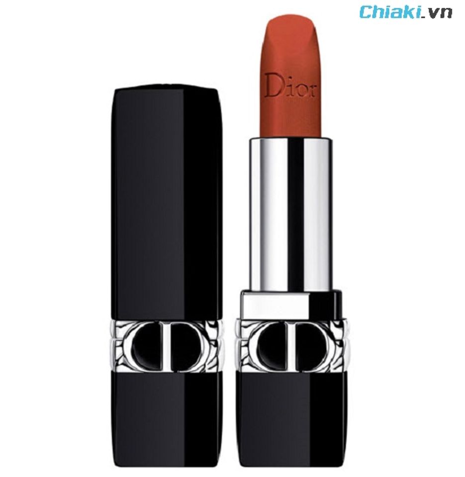 Son Dior Velvet 840 Rayonnate m&agrave;u đỏ gạch