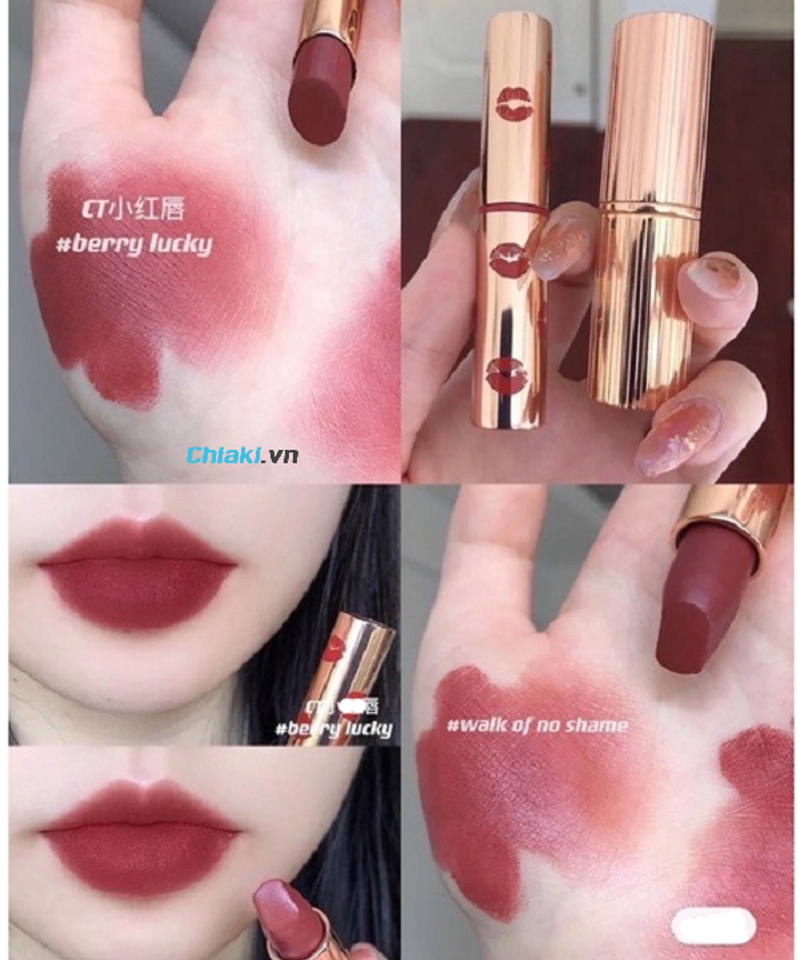 Son m&agrave;u mận ch&iacute;n Charlotte Tilbury Berry Lucky