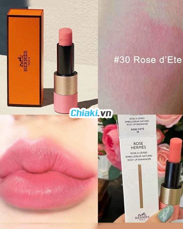 Son M&agrave;u Hồng Nude Dưỡng Hermes 30 Rose D&rsquo;ete