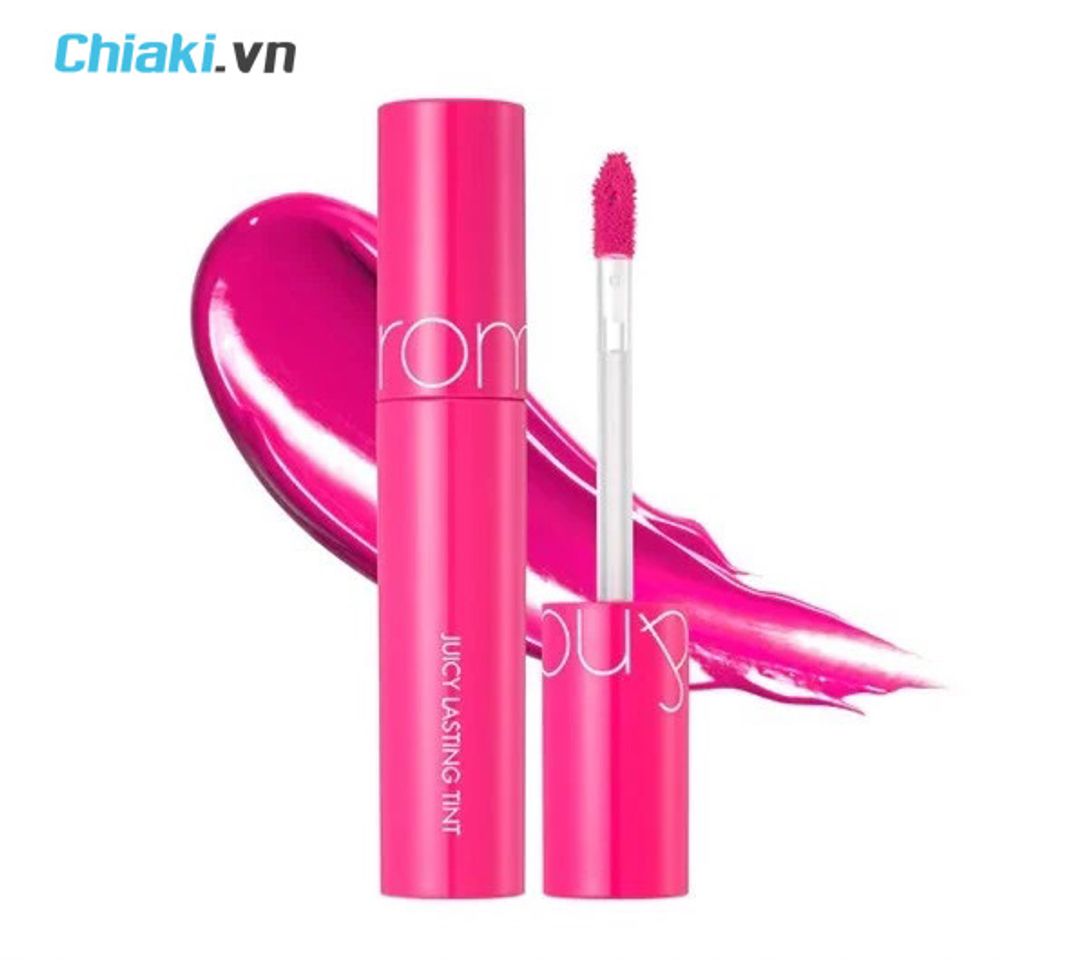 Son hồng c&aacute;nh sen Romand Juicy Lasting Tint Dragon Pink 04