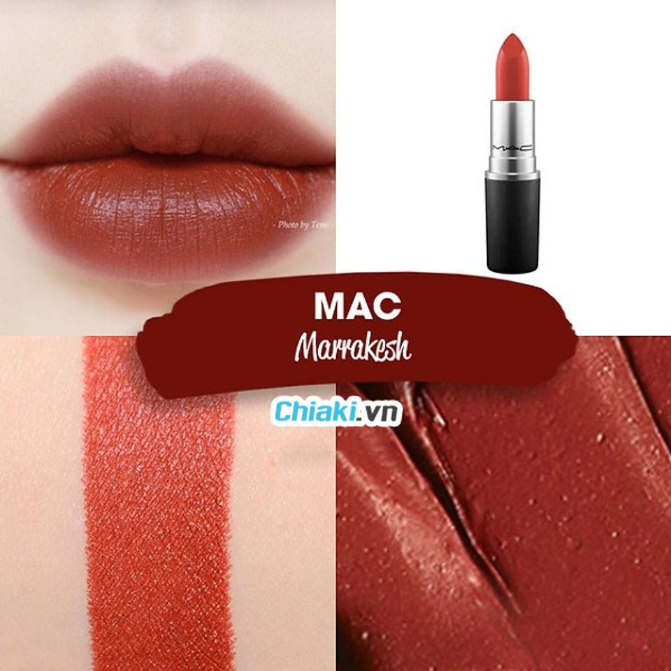 Son n&acirc;u đất Mac M&agrave;u sắc Đỏ Russian Red