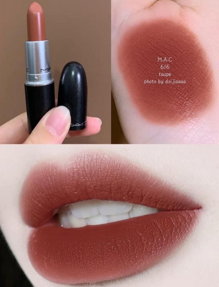 Son m&agrave;u cam đất đẹp MAC Matte 616 Taupe&nbsp;