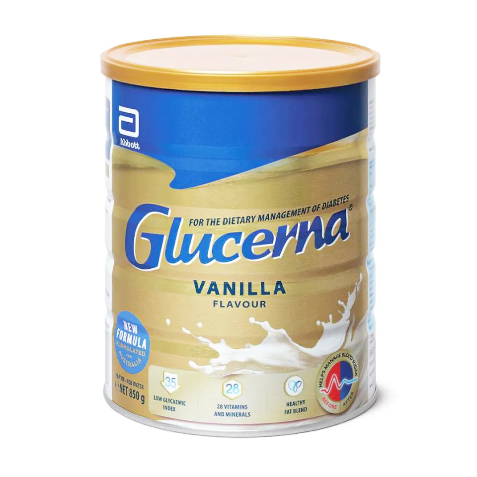 Sữa bột Glucerna cho người tiểu đường 850g mẫu mới